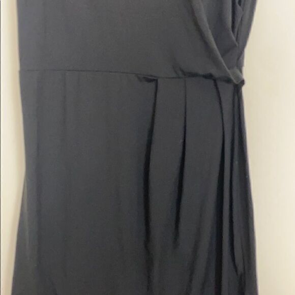 Lulu’s | Black Sleeveless Ruched Side Dress | M - Picture 3 of 8